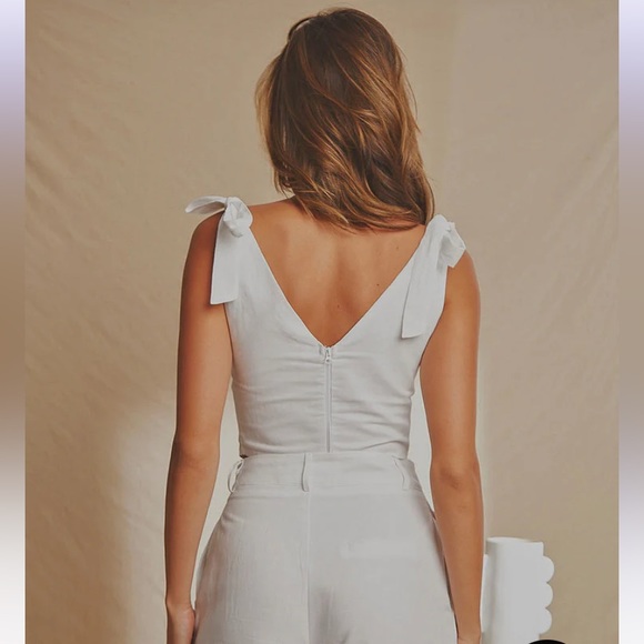 Pepper Mayo White Corset Top - Picture 4 of 6